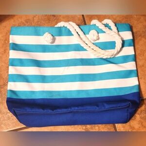 Clinique Stripped Tote